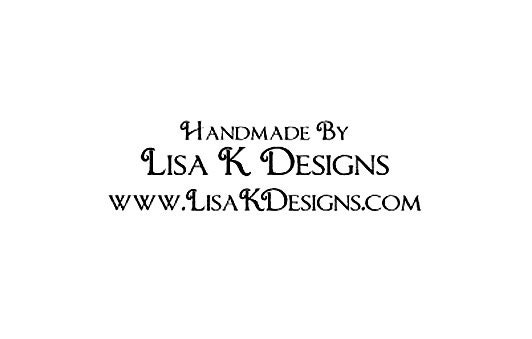 Handmade By custom Rubber Stamp Personalized Created by