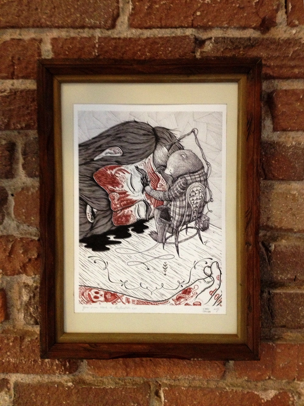 Your Line Work Is Perfection    Giclee Print
