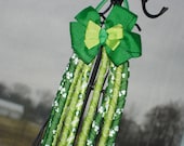 St. Patricks Day / Irish   Korker ribbon Ponytail / pony tail / pony O