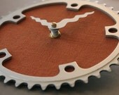 bicycle clock - rust