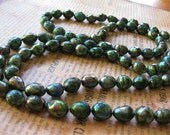 The Kelp Tenders Mistress II - Faceted Baroque Fresh Water Pearl Necklce - Opera Length Hand Knotted