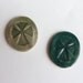 Porcelain Mosaic Tile Oval Green Irish Celtic Cross