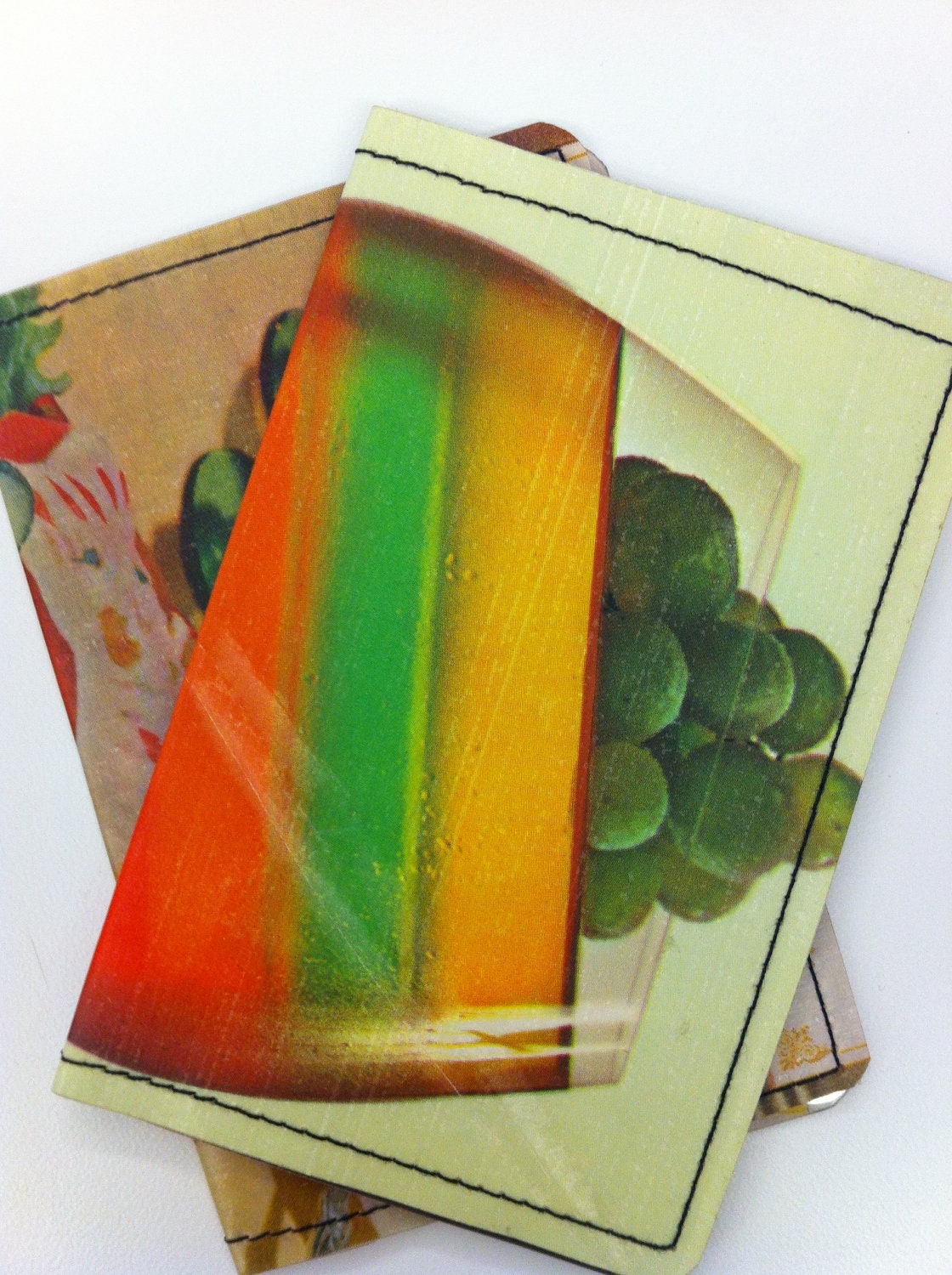 Slim Wallet- Vintage Cookbook- choose 1