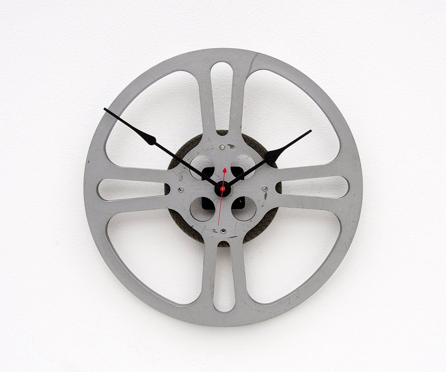Recycled 16MM Movie Reel Clock