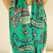 SALE - Saint Patrick's Day - Infinity Scarf. Loop Scarf ..Chiffon and cotton... Green Scarf