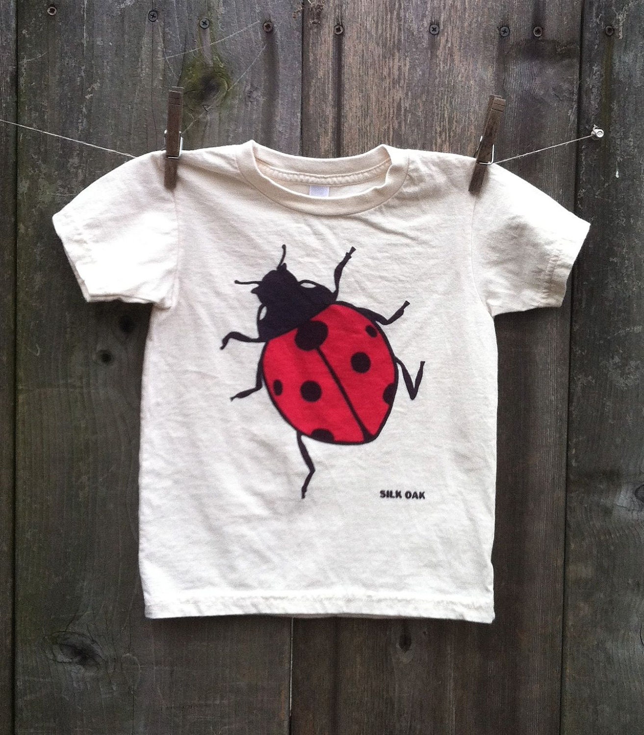 Ladybug Organic Child Short Sleeve Tee 2, 4, 6, 8, 10, 12