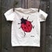 Ladybug Organic Child Short Sleeve Tee 2, 4, 6, 8, 10, 12