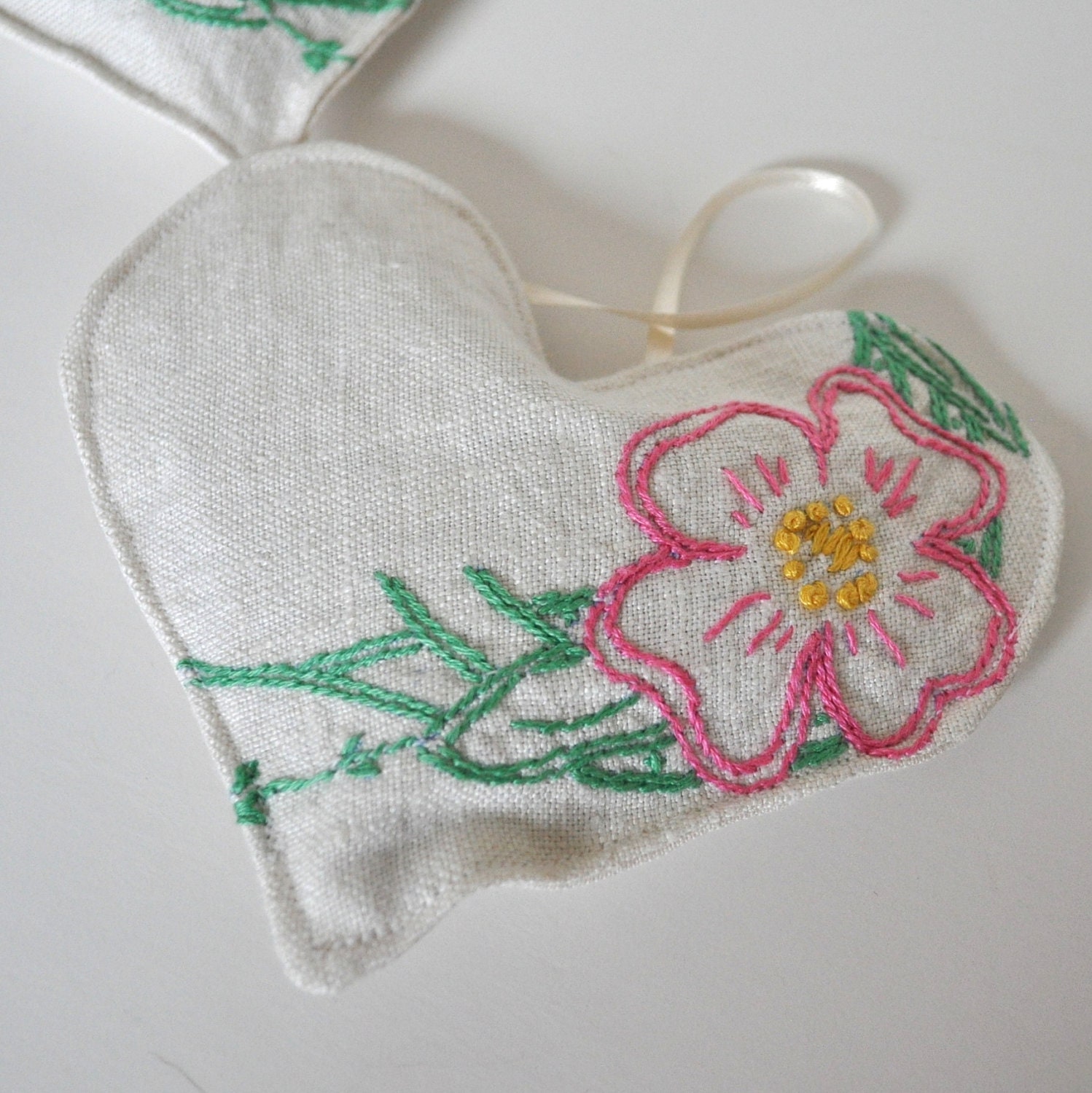 Heart Lavender Sachet from Vintage Table Runner