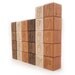 asl alphabet block set, sign language wooden block toy