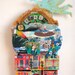 SAFE HARBOR Mixed Media 3d Assemblage COLLAGE