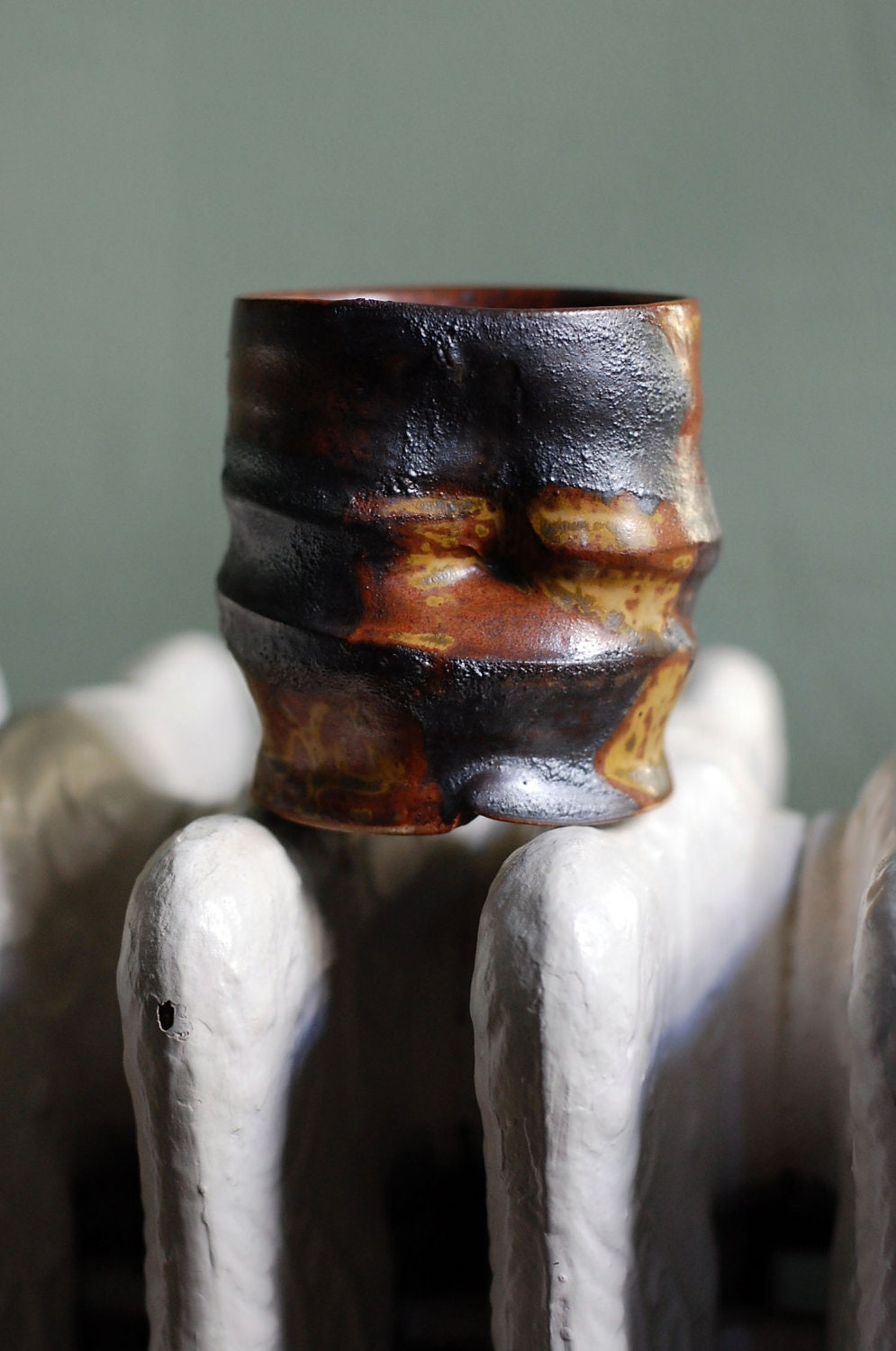 ash glazed yunomi