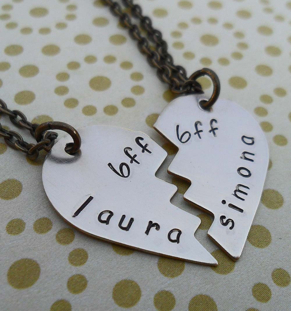 items-similar-to-best-friends-personalized-names-custom-necklace