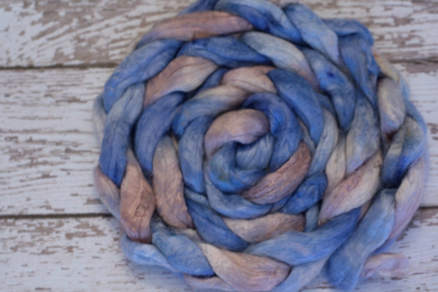 River's Pebble Bamboo/Rayon Roving, 4 oz