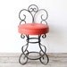 Wrought Iron Vanity Seat