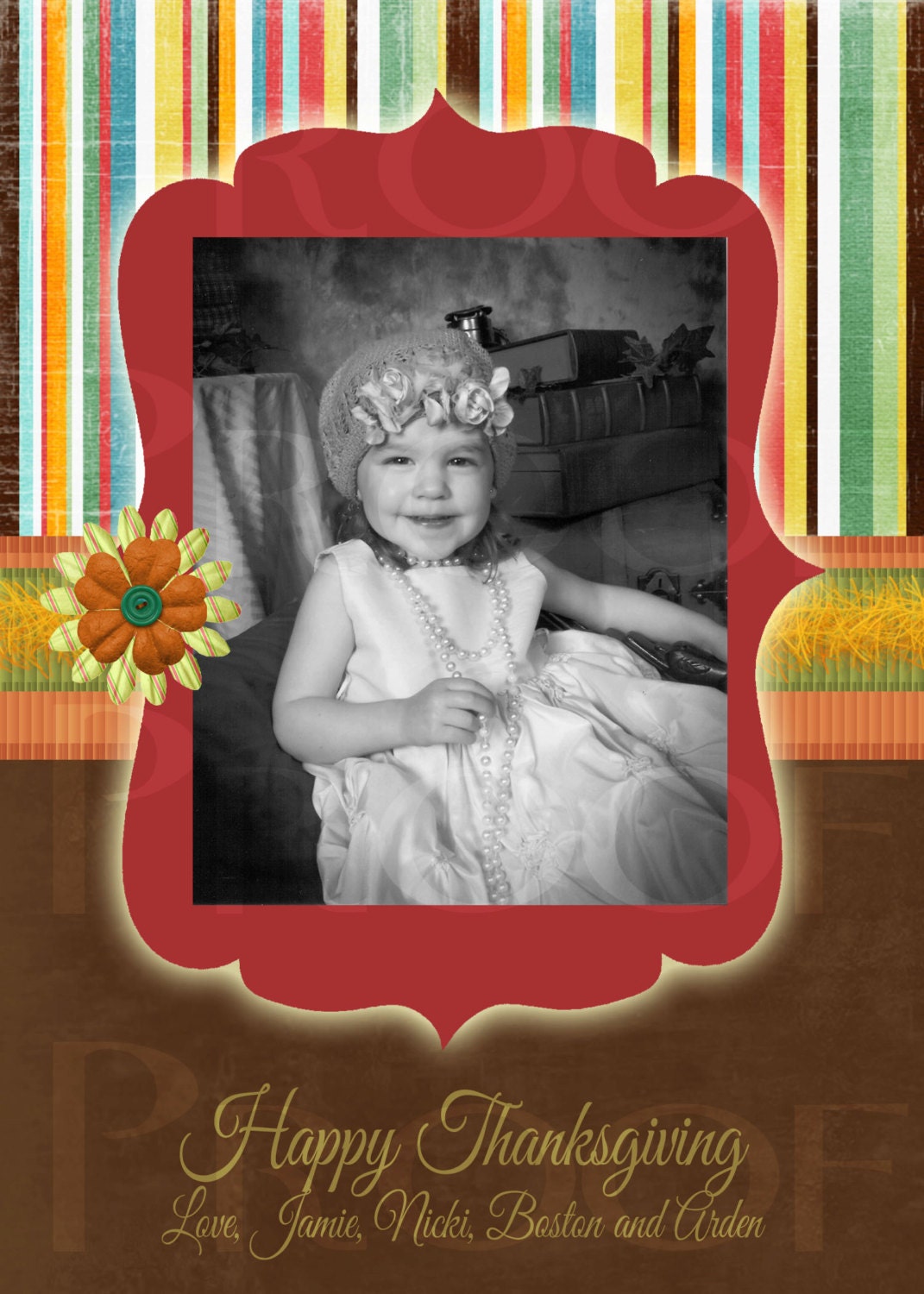 Fall or Halloween Printable Card, Halloween Card, Fall Card - Halloween Party Printables - Picture card, photo card