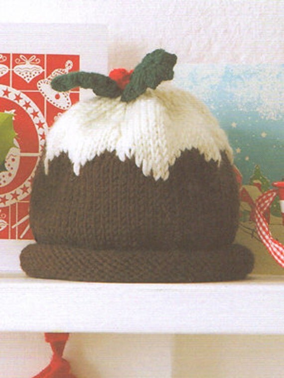 Hand Knitted Cashmere and Wool Christmas Pudding by scottishcraft