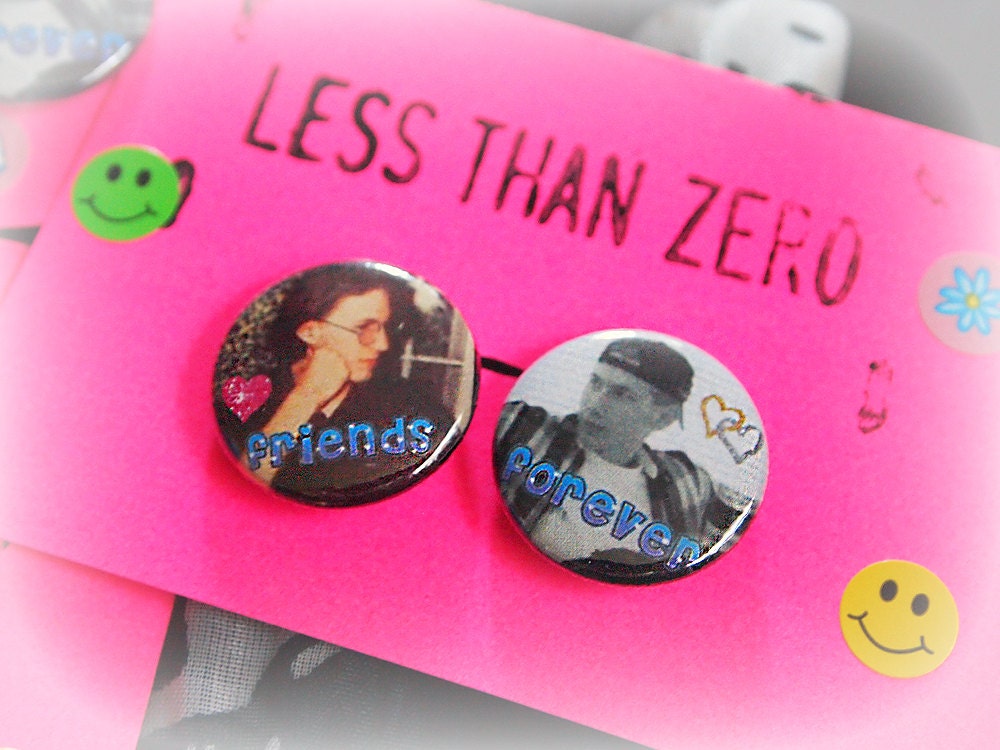 FRIENDS FOREVER// Dylan Klebold and Eric Harris Glitter Pins Set of 2