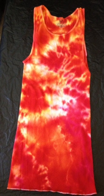 Tie Dye A Line Tank Top ADULT XL