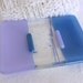 Glass Soap Dish in Lavender and Cobalt Blue