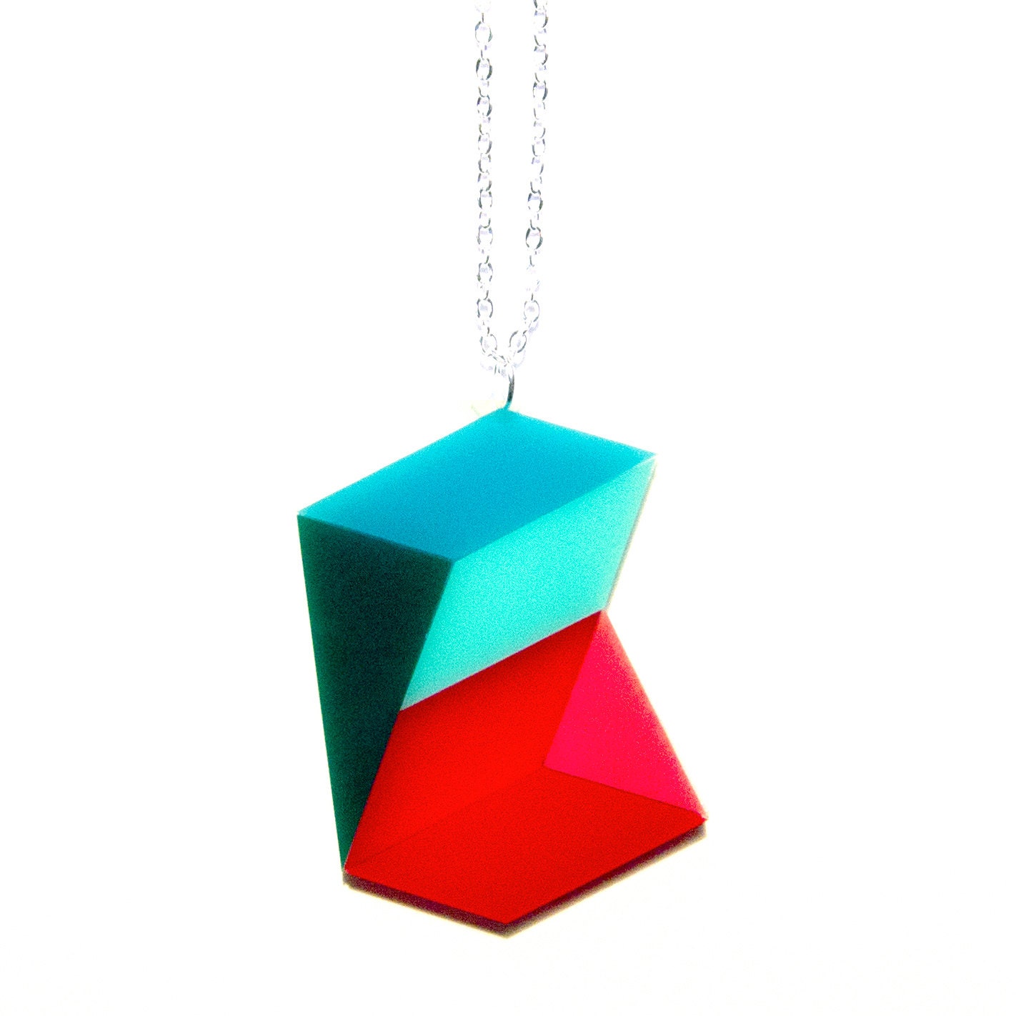 plastique x MAGNA prisms necklace