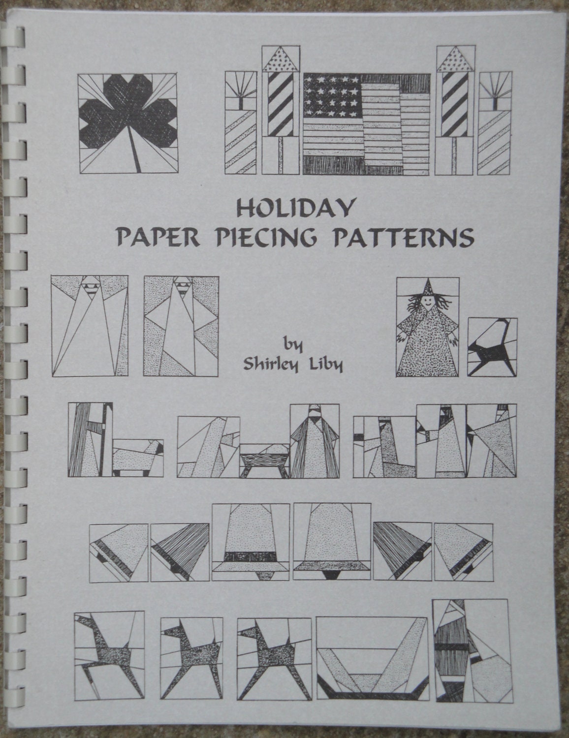Holiday Paper Piecing Patterns Book by Shirley Liby