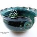 Pottery Yarn Bowl in green and blue glazes with tree design (IN STOCK No.31)