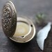 Chaparral natural solid perfume mini compact, for the Naturalist - The scent of California sage and woodland.