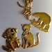 Animal Charms- Mixed Stampings. Package of 10.