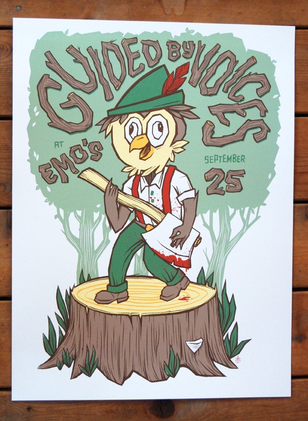 Guided By Voices Screenprinted Poster