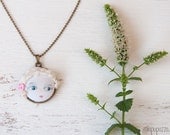 Zodiac Unusual Art Doll Necklace