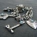 On Sale - Vintage Charm Bracelet, American Indian Charms