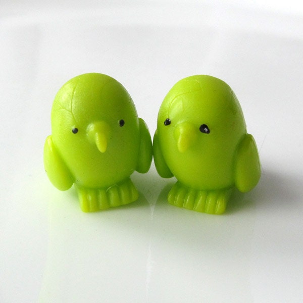 Perky Parakeets - Needle Buddies - Small Sock Size Double Pointed Needle DPN Holders