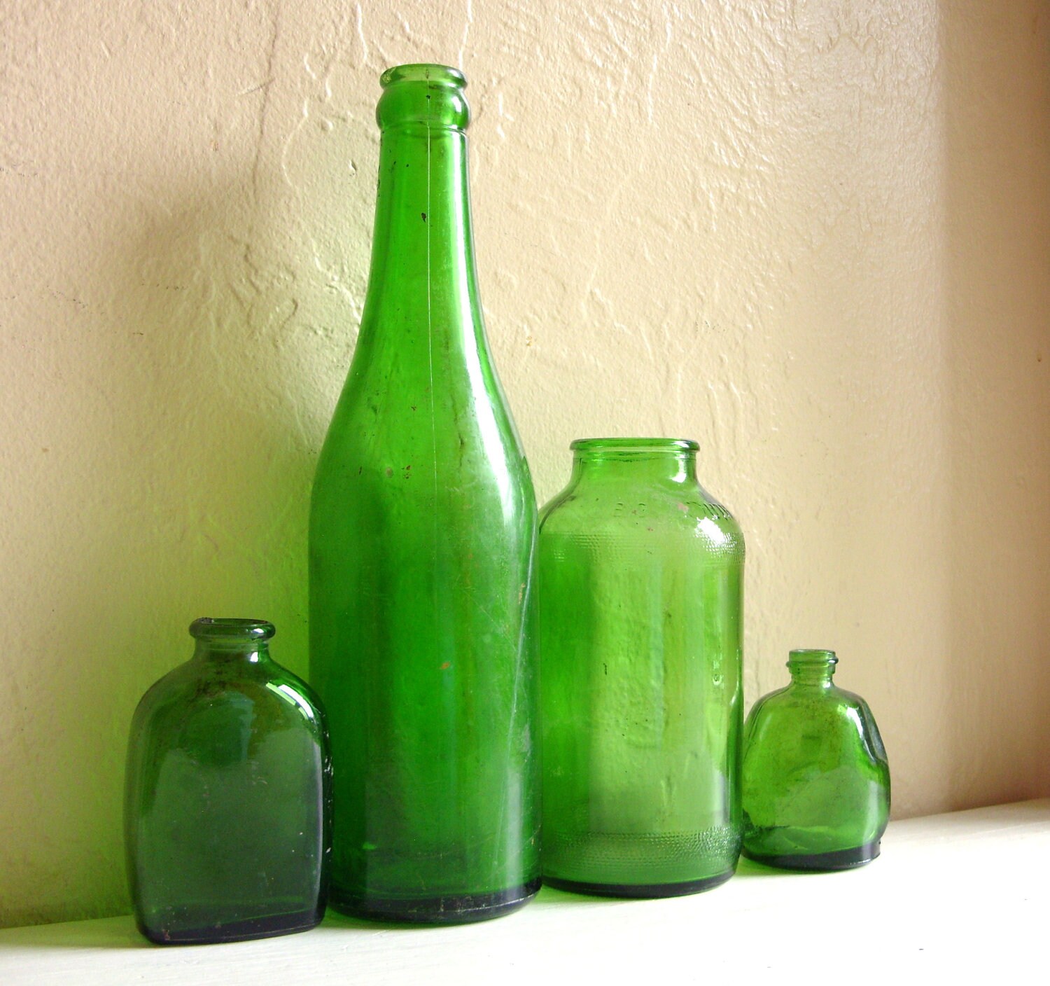 Old green bottles photos Old green bottles photos