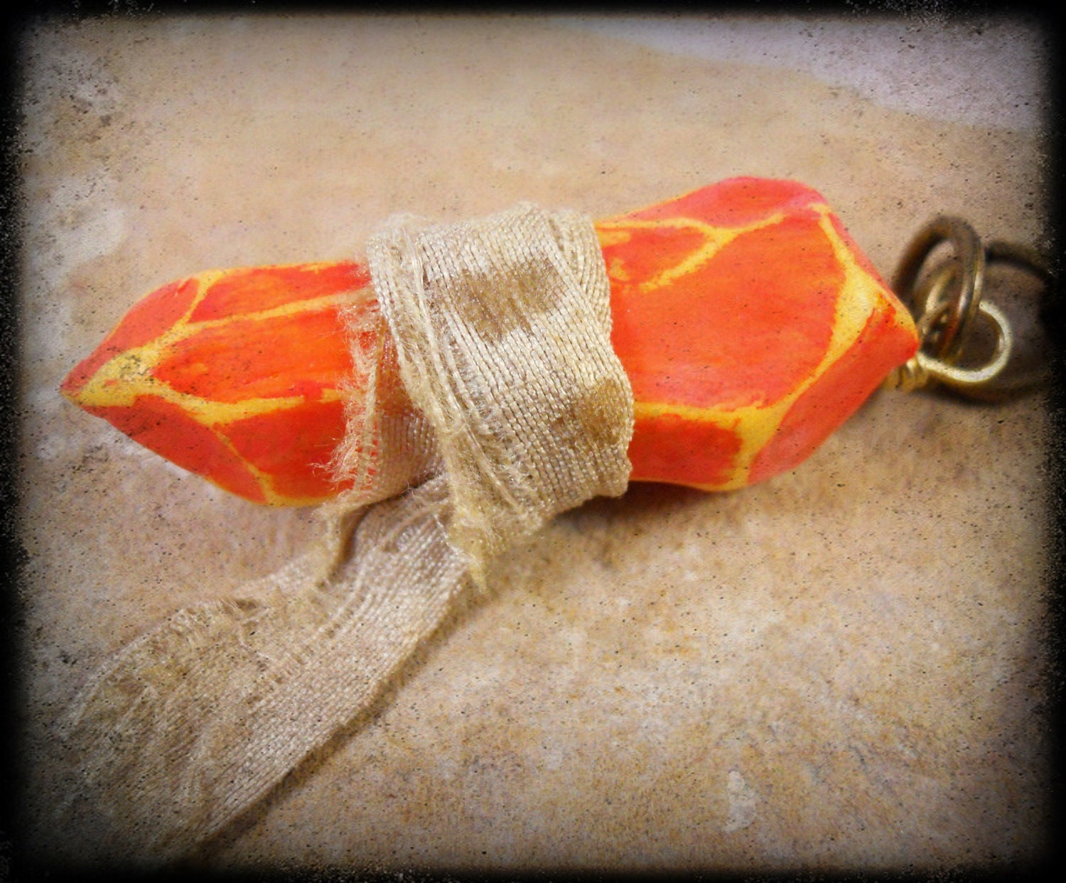 Dark Souls inspired Soapstone keychain or necklace. Orange Guidance, Red Sign, or White Sign. Free US shipping.