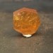Slice - Orange Garnet - faceted crystal - red orange- Spessartite - Pakistani - Pakistan - hessionite - wire wrap stone - coyoterainbow