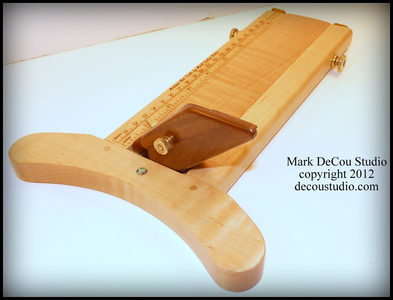 Hat Making Tool Rounding Jack, Hat Brim Cutter, Maple Hobbyist-Hatter Model, Clockwise Cutting Direction