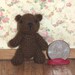 Baby Alpaca Thread Miniature Crochet Teddy Bear Ready to Ship