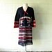VINTAGE 70s thunderbird fringe native dress