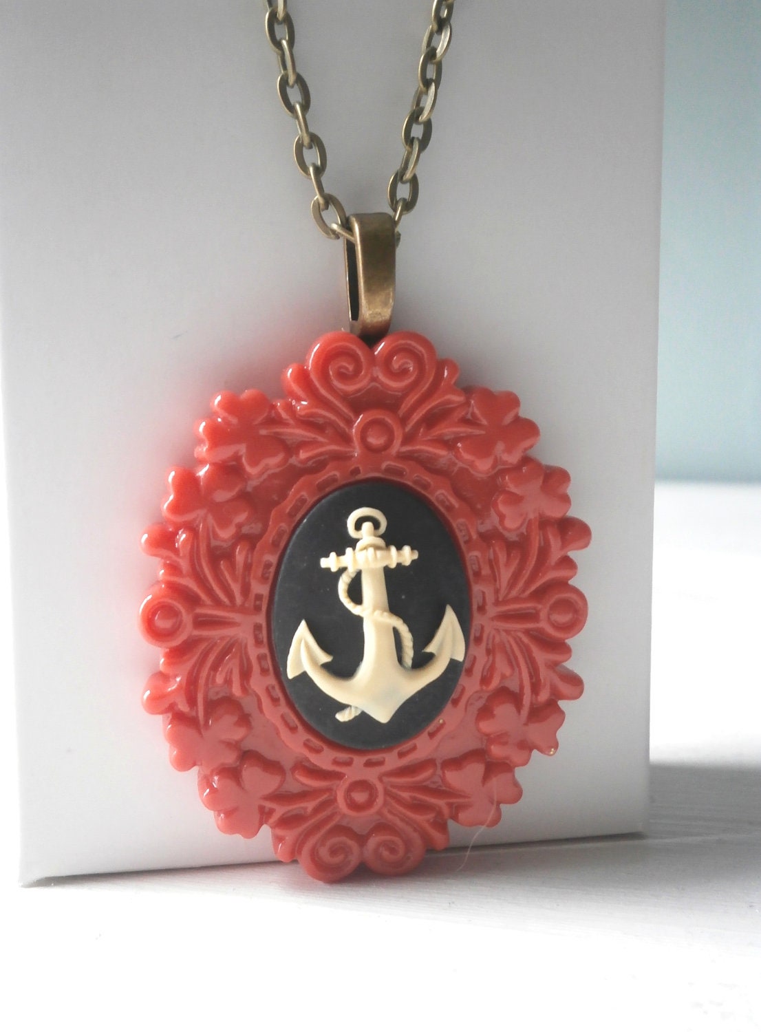Nautical Anchor Pendant Necklace Jewellery - cute n kitsch