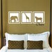Safari Squares Decal - Vinyl decal - Elephant- Giraffe - Lion - camel - rhino - vinyl wall art - african animals