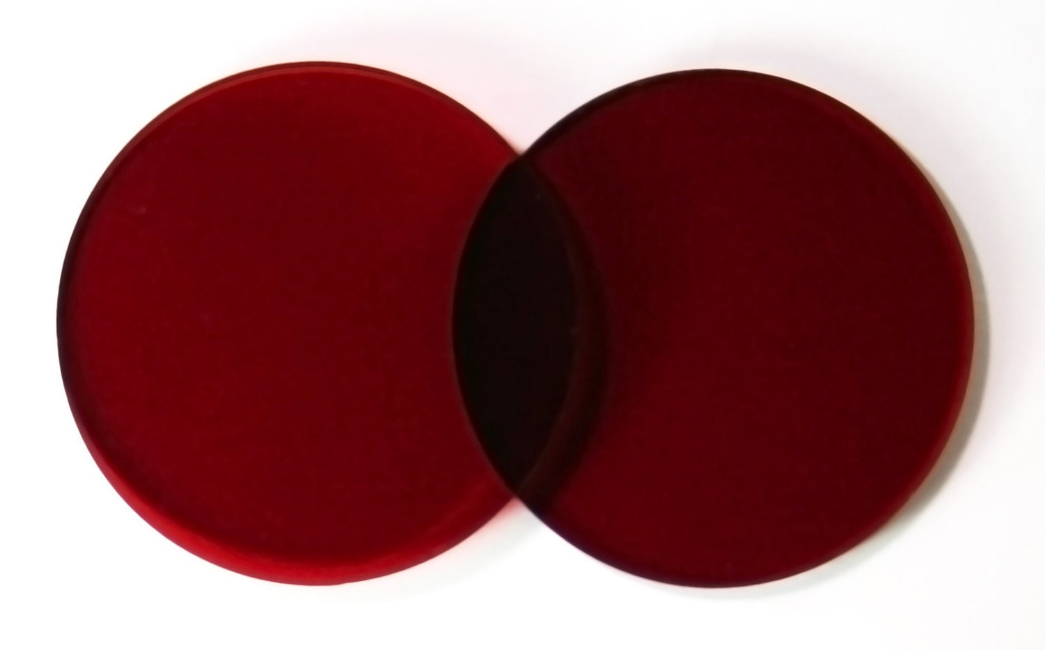 RED perspex lenses