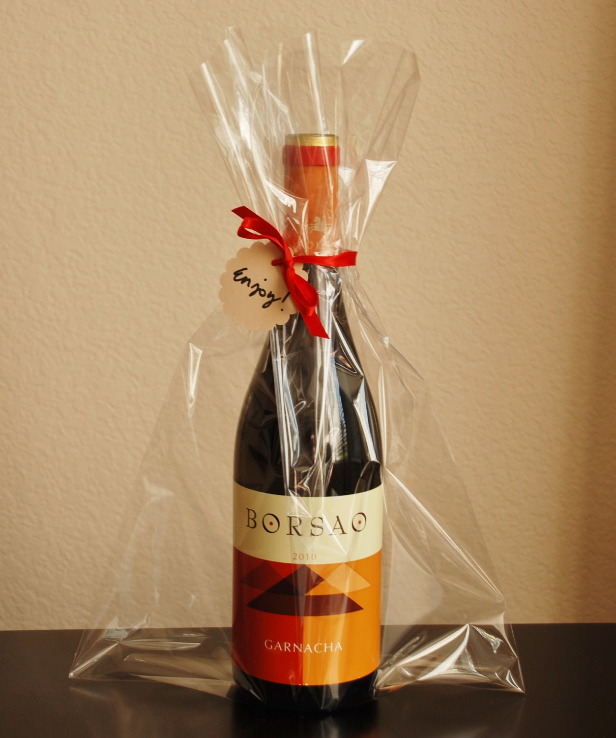 ExtraLarge Clear Flat Cellophane Bags Set by