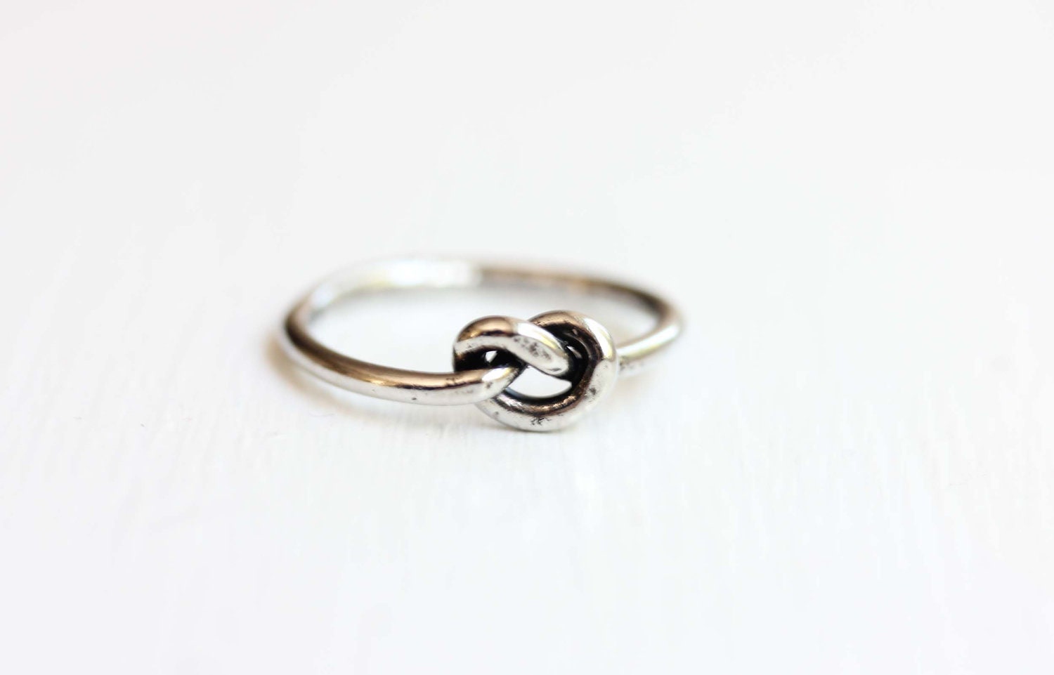 Silver Knot Ring - Size 5