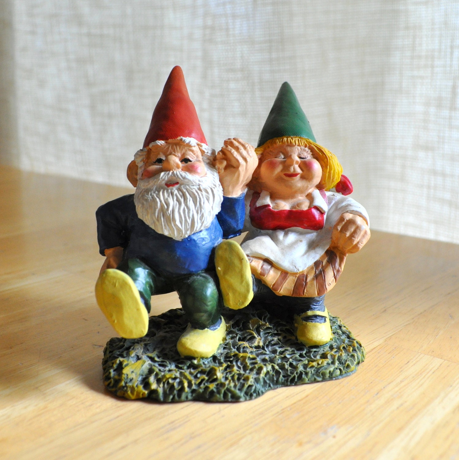 plastic gnome figurines