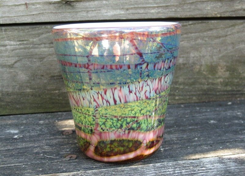 Small Blown Glass Bowl for Home Decor