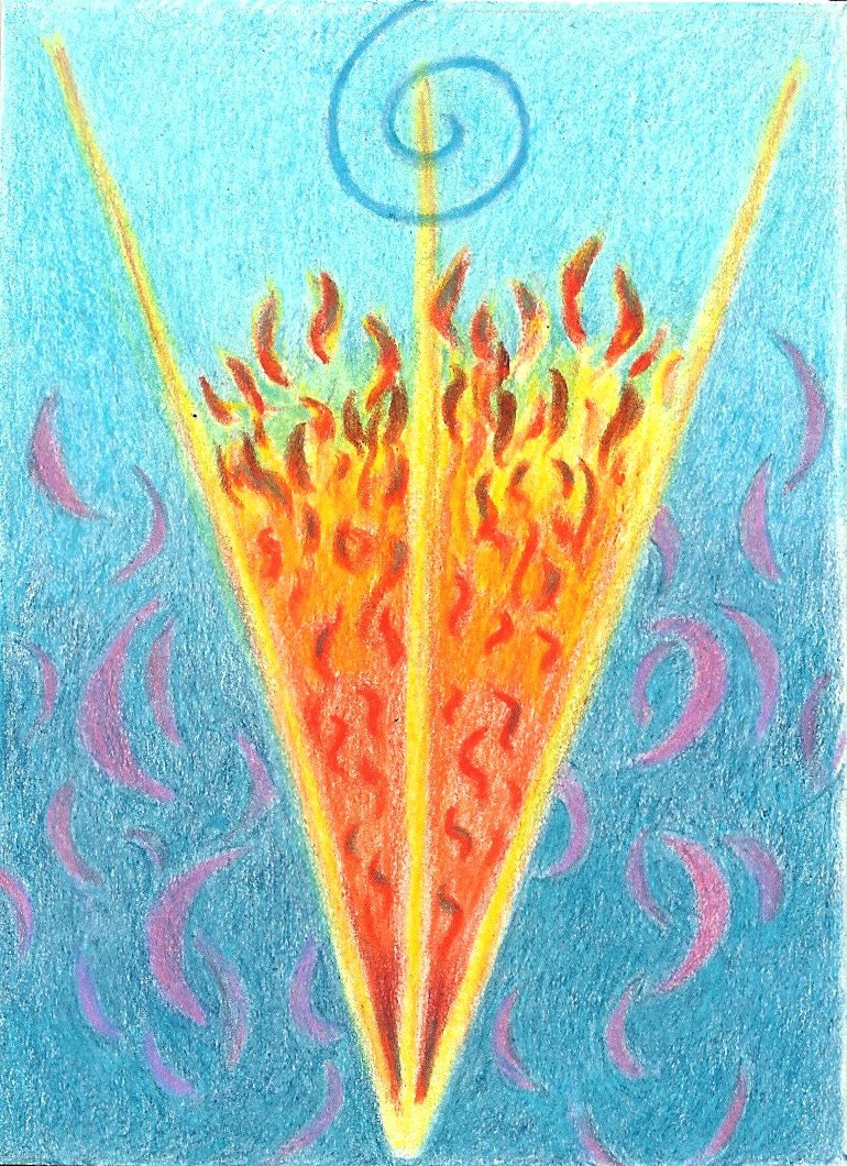 fire drawing