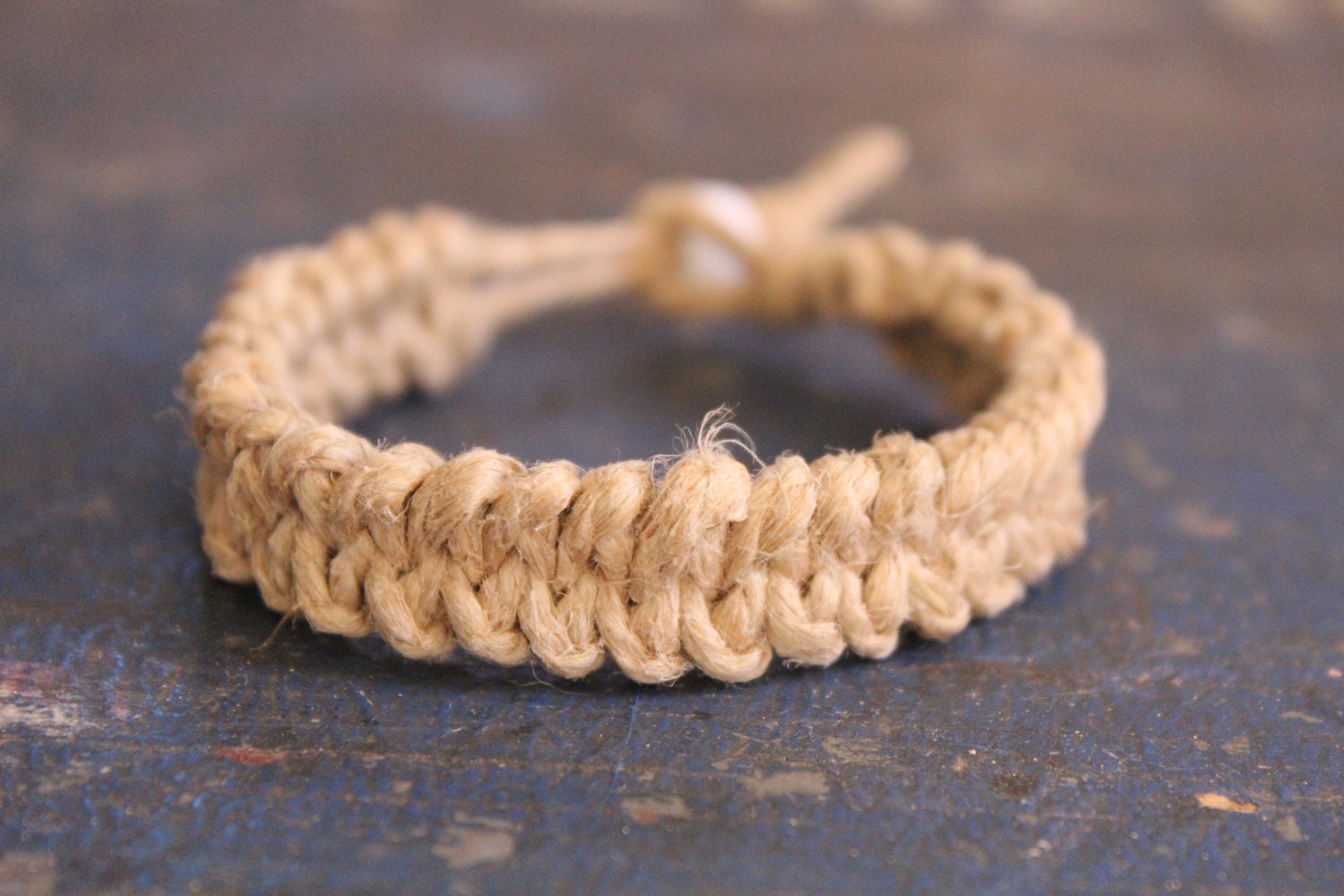 Shark Jaw Hemp Bracelet- Made to Order