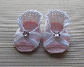 Instant Download Number 88 CROCHET PATTERN Baby Girl Sandals 3-6 Months