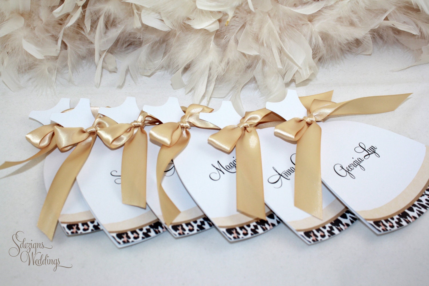Will you be my bridesmaid, Maid of Honor, Flower girl (Leopard Design)
