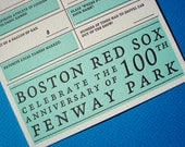 Boston Wedding 2012 The Year We Said 'I Do' Letterpress Card